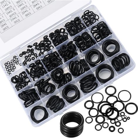 360 Pcs Rubber O-Ring Seals, 24 Sizes (1/5)