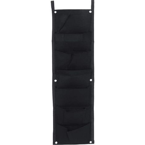 Sac de Plantation Suspendu en Tissu Jardinière de Jardin Murale Verticale(7 Pocket) (1/3)