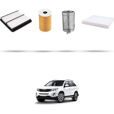 Kit tagliando 4 filtri compatibile con Kia Sorento II (XM) 2.0 CRDi 110kw dal 2010 (1/5)