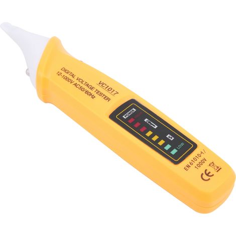 VC1017 Berührungsloser, intelligenter elektrischer Spannungsprüfer mit digitaler Anzeige für den Einsatz im Haushalt (1/5)