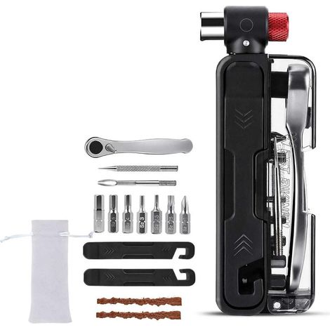 Outils de réparation vélos, palancas neumáticos, kit (1/5)