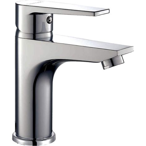 Kibath Grifo de Lavabo monomando DEN acabado CROMO brillo fabricado en latón (1/4)