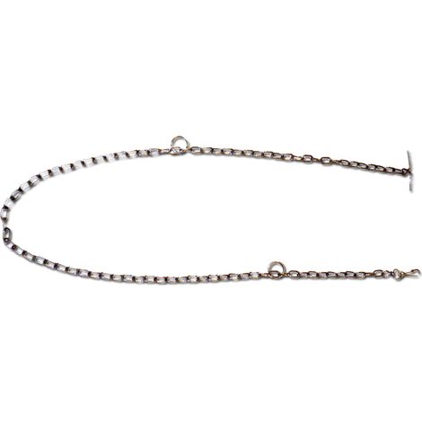 FPLUS collar ronzal cadena 150 cm x 3,0 mm pulid , collar ronzal cadena 150 cm x 3,0 mm pulid