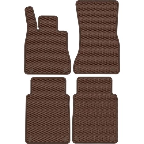 S-Klasse X223 Maybach Long ab 2020. Spezielle Fußmatten – EVA HONEYCOMB BROWN (1/5)