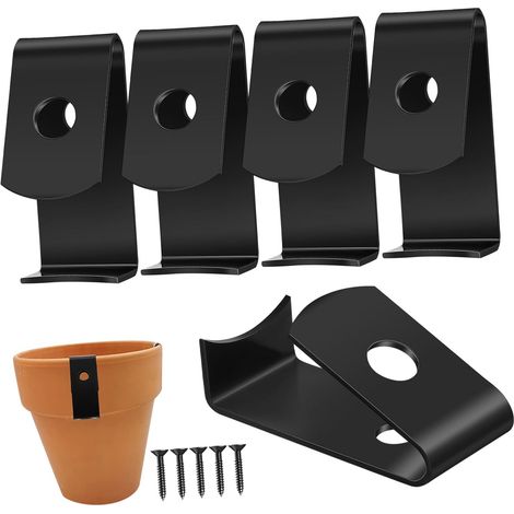 5 Stück Haken für Blumentöpfe Aufhänger für Blumentöpfe