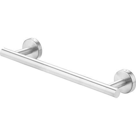 Porte-serviettes mural étanche de 30 cm (12 pouces) en acier inoxydable, idéal pour la salle de bain et la cuisine. (1/5)