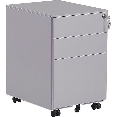 Büroschrank CAMI Metall Hellgrau (1/5)