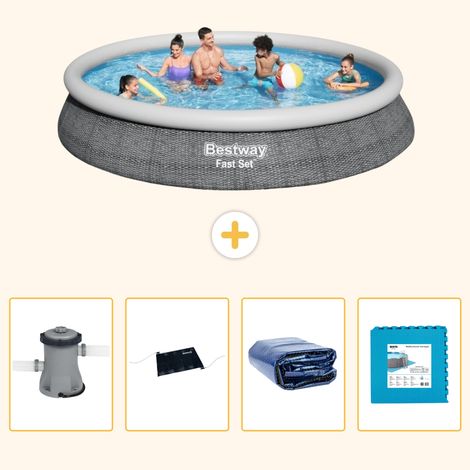 Bestway Bestway Fast Set Ronde - 457x84 cm - 5-pièces  S340 (1/5)