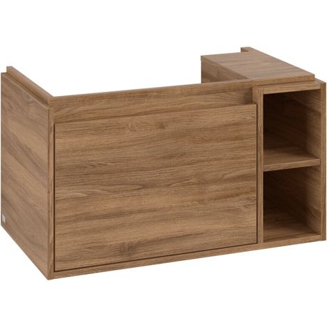 Villeroy & Boch Skyla Waschtischunterschrank 77,2 x 43,6 cm, 1 Auszug, Stauraum rechts