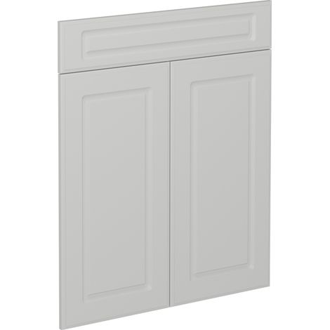 Frente de cocina R-Line, Blanco casa de campo, 59.6 x 70.8 cm frente de mueble para mueble bajo con cajones, Vicco (1/5)