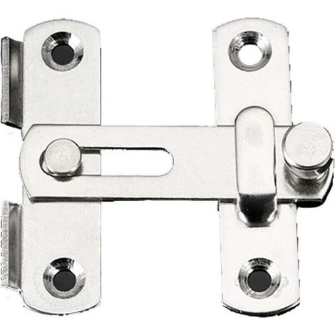 Loquet de porte de 2 pouces, loquet de porte portable pour armoire de clôture extérieure, maison multifonction en acier inoxy