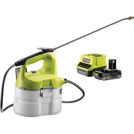 Ryobi – Cordless weed sprayer 18V OWS1880 – 3.5L tank with measuring cup – Adjustable spray tip for precise application – Up to 5.5 hours runtime