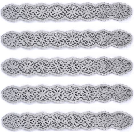 matrices de découpe et d'embossage en métal, acier au carbone, gabarit de découpe de papier et de cartes à lignes creuses (1/5)