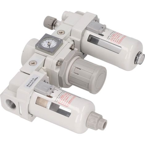 Kompressor-Luftfilter, Druckregler, G3/8 Wasser-Öl-Abscheider, Rohrverschraubungen, Werkzeuge, Zubehör (1/5)