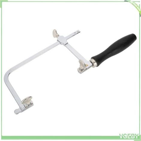 Arc de scie (Scie à main) - FAFEICY - VGEBY Sawbow Ajustable - Ajustable - Acier - Lame 14 cm, 12 lames incluses (1/5)