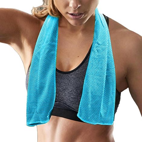 Tour de Cou rafraîchissant Tissu Absorbant et Respirant Serviette microfibre de camping Pour hommes, femmes, , gym, running, voyage, camping (1/5)