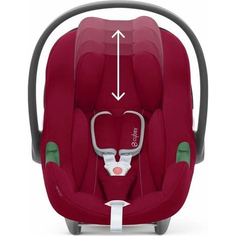 Auto-Sitz Aton B2 i-size Cbx von Cybex - 45 bis 87 cm - von Geburt bis 13 kg - bis zu 2 Jahren - Basis one inklusive - Rot (1/3)