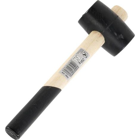 Maillet Caoutchouc Tête D.55 mm - Usage Polyvalent et Protection des Surfaces,  - D-Work (1/5)