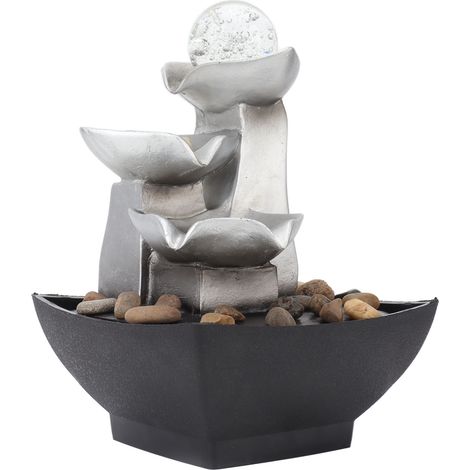 Fontaine de Bureau 5V avec Cascade d'Eau pour Décoration de Table et Jardin Zen (1/5)