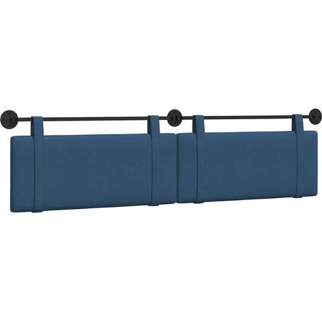 Maison Exclusive - Hängendes Kopfteil Blau Stoff