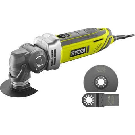Confezione RYOBI Utensile multifunzione RMT300-SA - 300W - borsa di trasporto - kit di taglio - RAK02MT