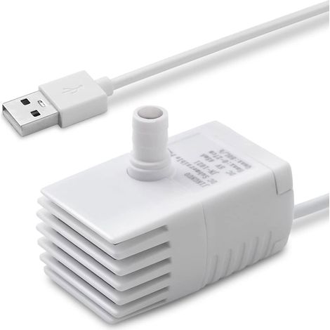 Bomba de repuesto para fuente de agua de plástico silenciosa con cable de alimentación (1/5)