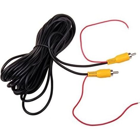 10M 32FT vidéo cable rallonge rca jack câble prise phono connecteur plug pour recul voiture fil de détection rouge (1/2)
