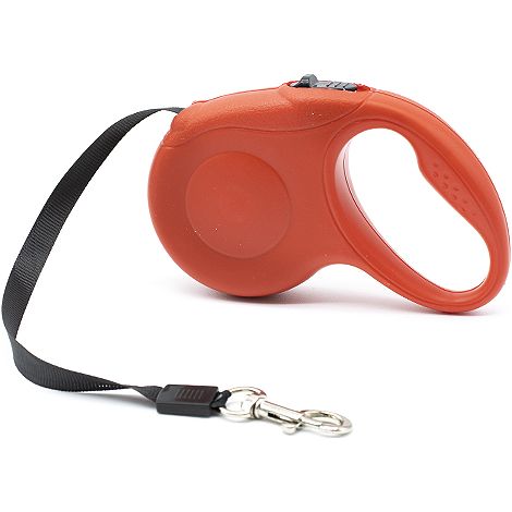 Correa extensible para perros de tamaño pequeño 3 M Rojo (1/4)