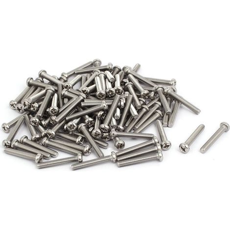 M4 x 25mm 304 Edelstahl Kreuzschlitzmaschinenschrauben Bolzen 100st (3b73bdc0097685bde00da5c125ea22b (1/3)