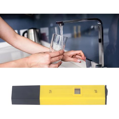 Tragbares pH-Meter mit pH-Messstift und pH-Teststift zur Bestimmung von Säure und Alkalität. (1/5)