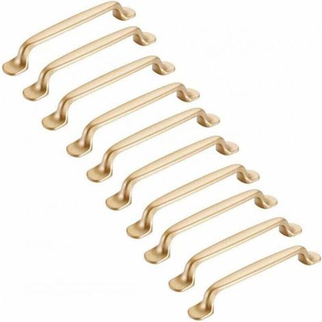 10pcs 96mm Gold Cabinet Handle - Furniture Handle Kitchen Cabinet Door Handles MUMU Cabinet Handles (1/4)
