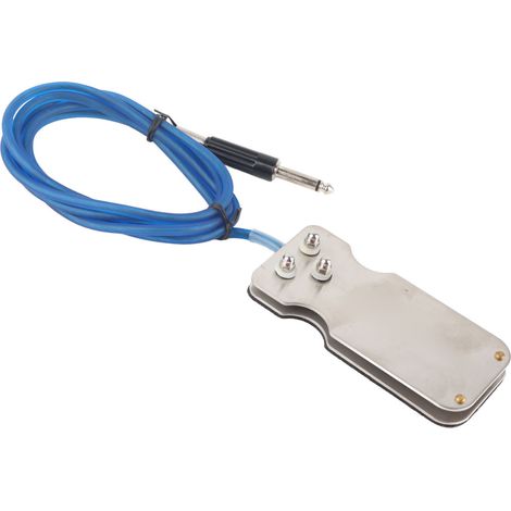 Interrupteur à pédale professionnel pour machine à tatouage - Câble bleu - Accessoire alimentation (1/5)