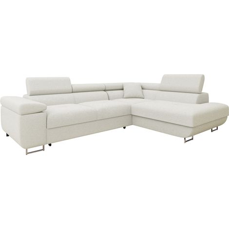 Sofá rinconero Comfivo Vinetum, Flow 06, Función de descanso, Almacenaje, 274x203x70cm, 0