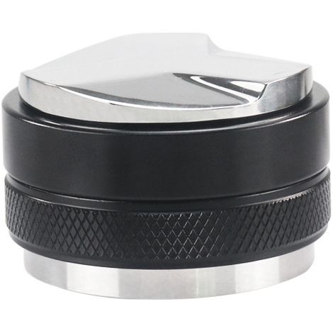 51-mm-Kaffeeportionierer und -Tamper, Doppelkopf-Kaffeesatzabscheider, geeignet für Siebträger-Espressomaschinen, einstellbare Tiefe für tieferes Brühen - professioneller manueller Espressotamper.