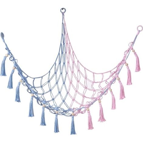 Filiyano – support mural pour peluches – Hamac à jouets, support mural pour peluches, filet de rangement pour peluches (1/5)