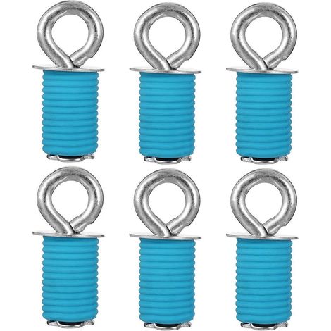 Lot de 6 ancrages pour plateau de chargement UTV/VTT, fixations pour trous de chargement-7X3.3cm (1/4)