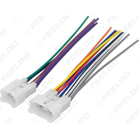 Suitable for modifying the universal power cable for BYD/Geely/FAW/Toyota car audio DVD wiring harness. (1/5)