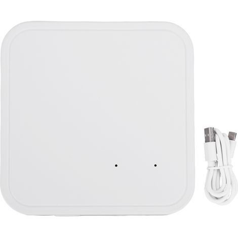 Drahtloses Smart-Gateway mit Unterstützung für ZigBee 3.0 2,4-GHz-WLAN-Hub, Dual-Mode-Smart-Bridge-Fernbedienung mit Sprachsteuerung W01 (1/5)