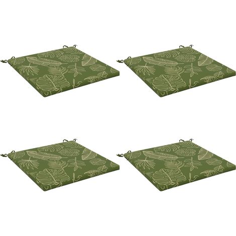 Coussins de siège 4 pièces SOEST 4 pc 100 % polyester vidaXL