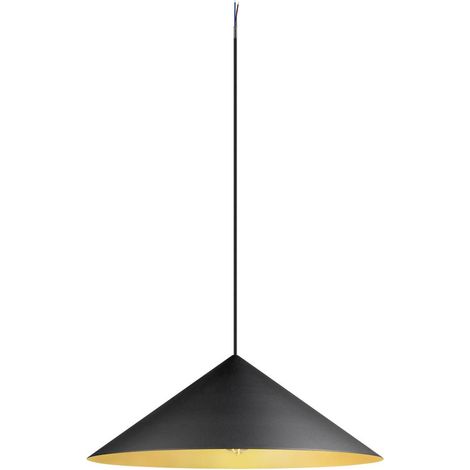 Suspension MAGICO 55 intérieur noir/or E27 10W max longueur câble 180cm - SLV - 1008508 (1/3)