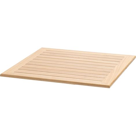 Plateau de table carré 70 x 70 cm en bois Newport (1/5)
