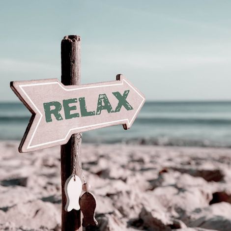 Tableau sur toile panneau relax 30x30 cm - Impression sur Toile Murale Décorative - Image imprimée en HD sur Toile - Toile sur Châssis en Bois FSC - Fabriqué en France