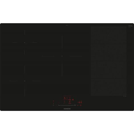 Siemens EX801HVC1E iQ700 Induktionskochfeld 80 cm Schwarz, flächenbündig (integriert)