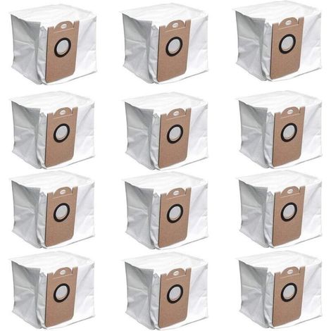 12 sacchetti impermeabili ad alta capacità per robot aspirapolvere M7, M8 Pro e Max: resistenti, ermetici e ultraleggeri.