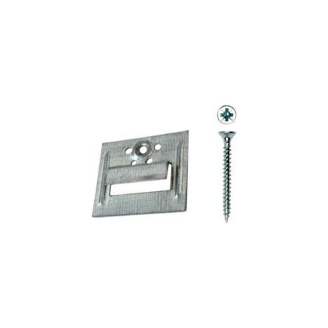 Clips pour lambris n° 2 + Vis Acier zingué