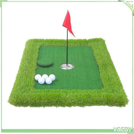 Green flottant pour piscine - FAFEICY - sport series - 30x60 cm - Support EPE flottant - Kit complet (5 balles, tee, tasse, drapeau) (1/5)