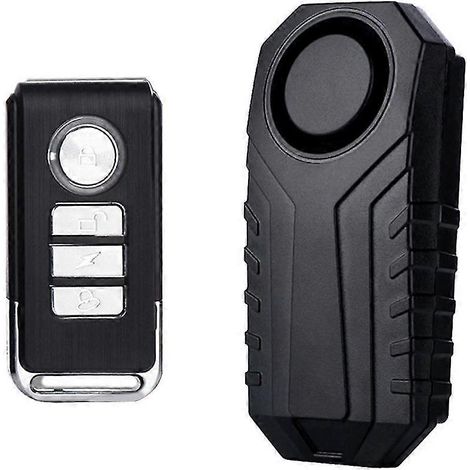 Alarma súper potente de 113 dB para motocicleta y bicicleta con control remoto, resistente al agua IP55 para automóvil. (1/5)