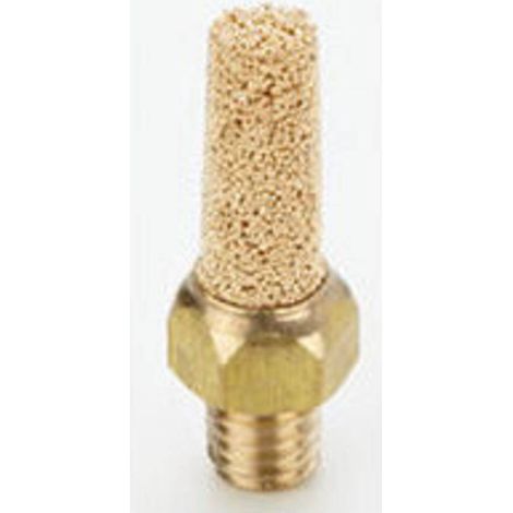 IMI NORGREN Silenziatore per aria compressa T40M0500 Filetto esterno M5 10 bar Ottone 1 pz. (1/2)