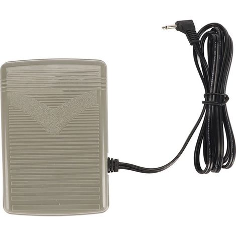 Fußpedal zur Steuerung der Nähmaschine, rutschfest, ergonomisch, stabil und robust, aus Kunststoff, mit Kabel, Ersatzteil (1/5)