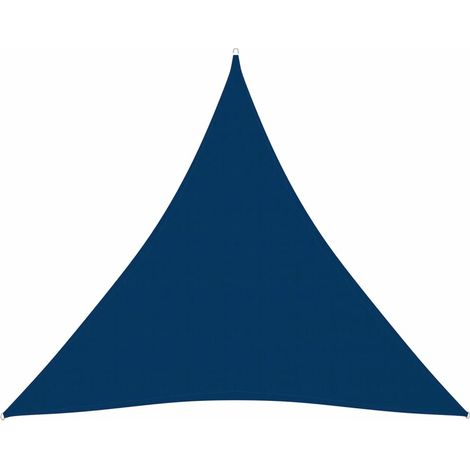 Sunshade Sail Oxford Fabric Triangular 4x4x4 m Blue vidaXL